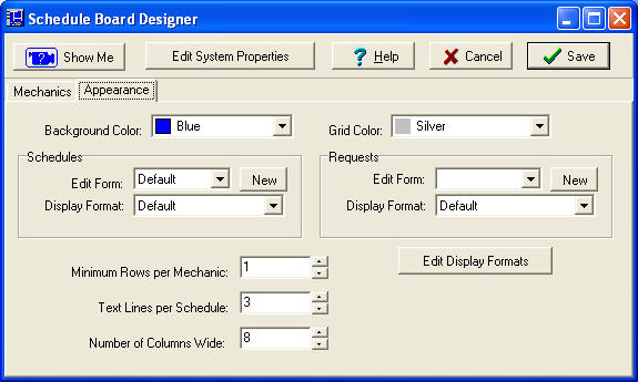 Appearance Settings