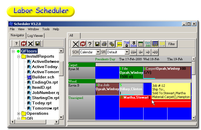 Labor Scheduler Program